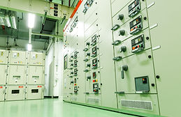 Electrical switch gear substation in a p